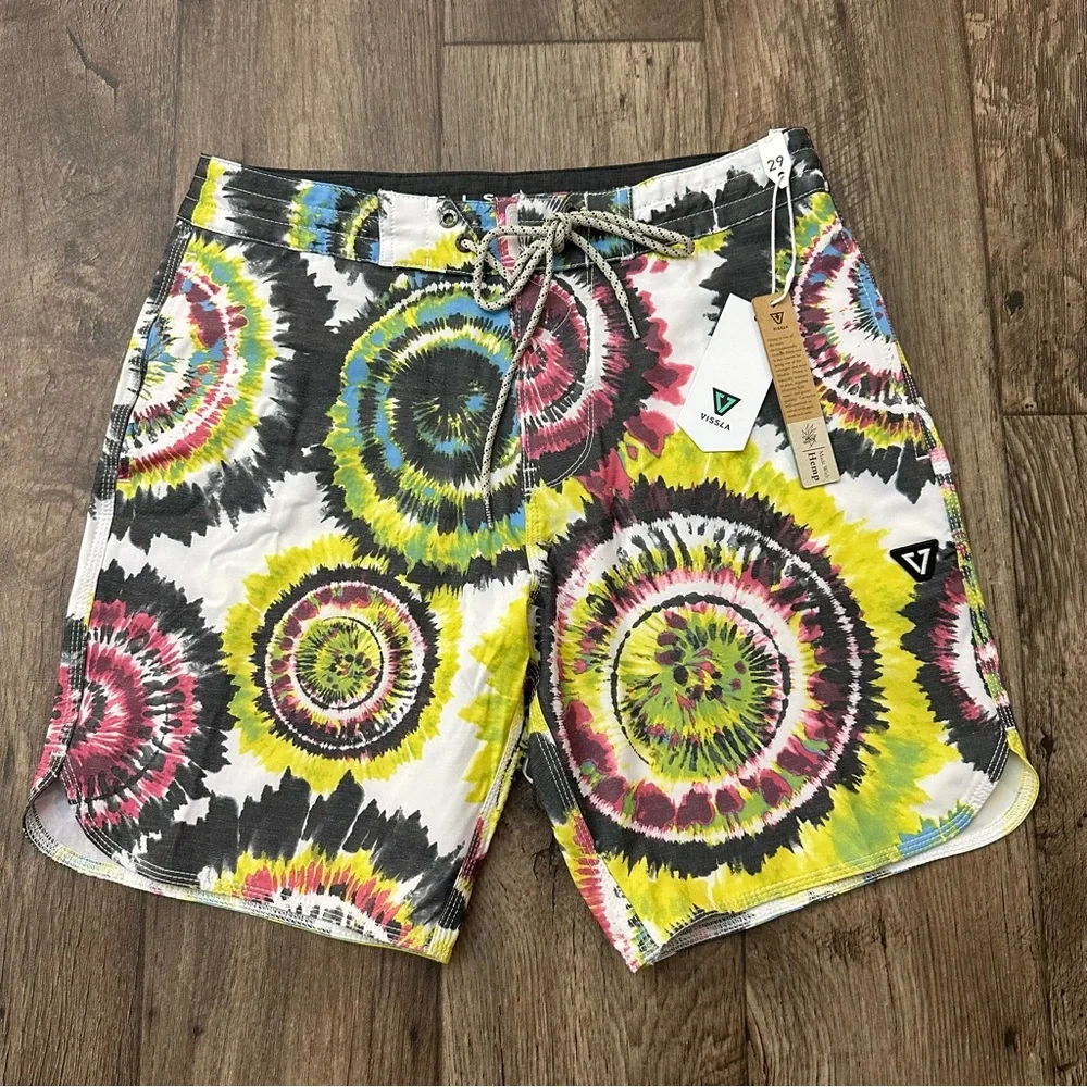VISSLA Boardshorts Swim SHRED HEAD Multicolour Men’s Size 29